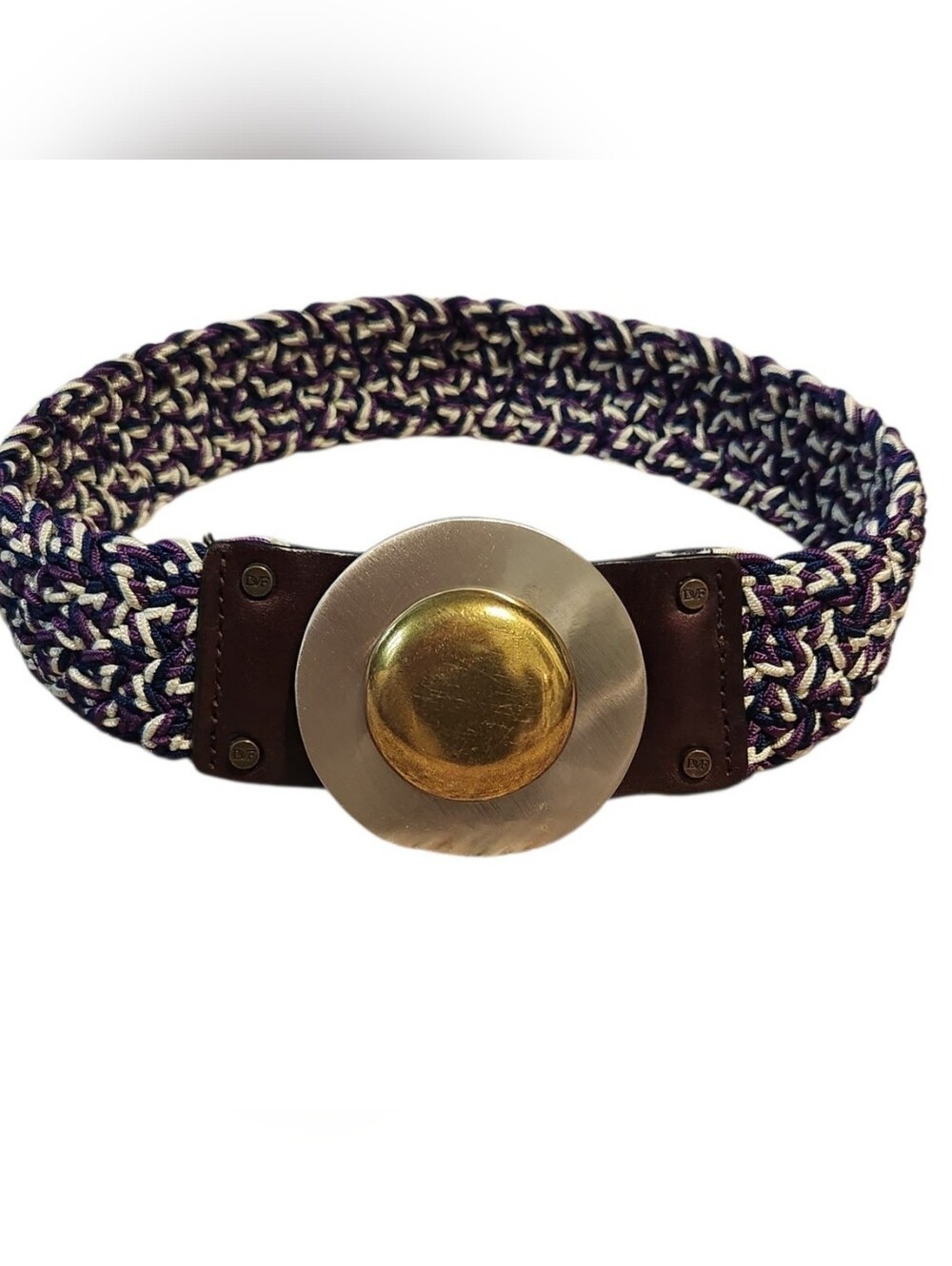 Whimsy Braided‎ Medallion Belt Diane Von Furstenberg Boho✨💜